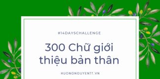 300 chữ tự giới thiệu bản thân mình