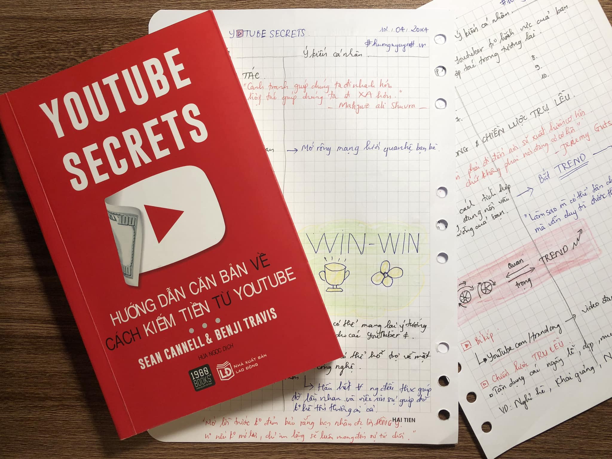 Bài học từ sách YouTube Secrets - Cách kiếm tiền YouTube