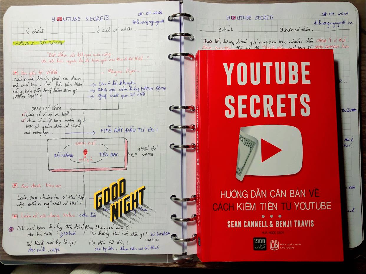Bài học từ sách YouTube Secrets - Cách kiếm tiền YouTube